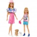 Barbie: Stacie zur Rettung - Barbie und Stacie Set mit Welpen und Zubehör - Mattel