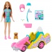 Barbie: Stacie zur Rettung - Go-Kart-Set mit kleinem Hund - Mattel