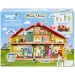 Bluey: Festliches Familienhaus Spielset mit feierlicher Bluey-Figur