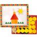 Bunte magnetische Fertigkeitstafel mit Holzelementen - Melissa &amp; Doug