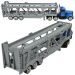 City Truck: Blauer Autotransporter Sattelschlepper 22cm