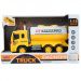 City Truck: Gelber Tanklastwagen mit Licht und Sound 1/18