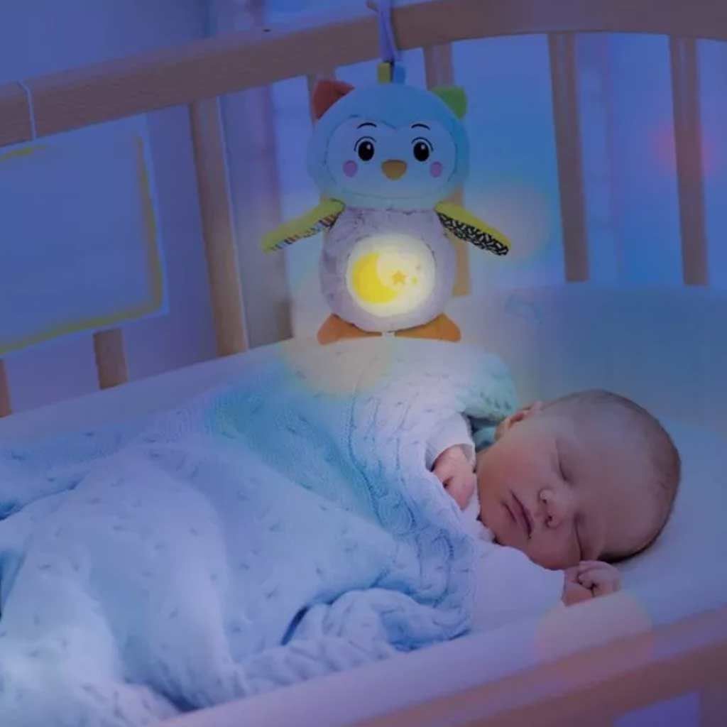 Clementoni Baby: Musikalisches Plüscheule mit Nachtlicht