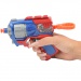 Cool Soft Bullet Gun: Kleine Schaumstoffpistole mit Munition in Blau-Rot, 14 cm