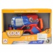 Cool Soft Bullet Gun: Kleine Schaumstoffpistole mit Munition in Blau-Rot, 14 cm