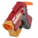 Cool Soft Bullet Gun: Kleine Schaumstoffpistole mit Patronen in roter Farbe, 14 cm