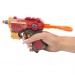 Cool Soft Bullet Gun: Kleine Schaumstoffpistole mit Patronen in roter Farbe, 14 cm