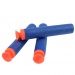 Cool Soft Bullet Gun: Kleine Schaumstoffpistole mit Patronen in roter Farbe, 14 cm