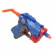 Cool Soft Bullet Gun: Kleine Schaumstoffpistole mit blauen Patronen, 14 cm