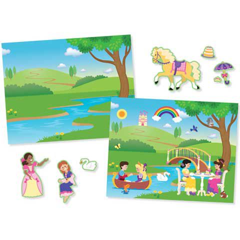 Das Schloss der Prinzessin wiederverwendbares Aufkleberset - Melissa &amp; Doug