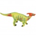 Dino World: Parasaurolophus Dinosaurierfigur aus Vinyl mit Geräuschfunktion und Baumwollfüllung, 35 cm