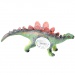 Dino World: Stegosaurus-Dinosaurierfigur aus Vinyl mit Geräuschfunktion und Baumwollfüllung, 35 cm