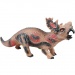 Dino World: Styracosaurus Dinosaurierfigur aus Vinyl mit Geräuschfunktion und Baumwollfüllung, 35 cm