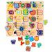 Englisches ABC-Holz-Puzzle-Spiel mit Tieren