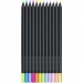 Faber-Castell: Black Edition Pastell Buntstift Set 12er-Pack