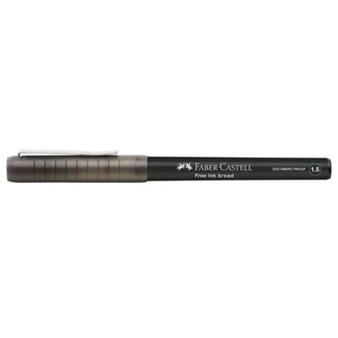 Faber-Castell: Schwarzer Rollerball-Stift 1,5mm