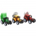 Farmer Truck: Bauernhof-Traktoren mit Anhänger 3er-Set 28cm