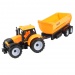 Farmer Truck: Dreiteiliges Bauernhof-Traktor-Set mit Anhänger 28cm