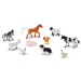 Farmtiere 10er-Figurenset in Holzbox - Melissa &amp; Doug