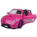 Fashion Sport Car: Rosa Sportwagen-Set mit Licht und Sound, mit Hubschrauber