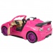 Fashion Sport Car: Rosa Sportwagen-Set mit Licht und Sound, mit Hubschrauber