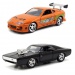 Fast &amp; Furious: Twin Pack Dodge Charger R/T und Toyota Supra Metallfahrzeuge Doppelpack 1/32 - Simba Toys