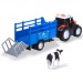 Fendt Farm Tiertransporter Traktor mit Anhänger 26cm - Dickie Toys