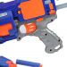 Flames Storm: Elektrischer riesiger Schaumstoffblaster mit Licht, Drehtrommel und Munition 73cm