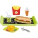 Gourmet-Sandwichbar-Menü mit Tablett