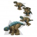 Jurassic World: Fierce Changers - Ceratosaurus &amp; Ankylosaurus verwandelbare Dinosaurier-Spielfigur - Mattel