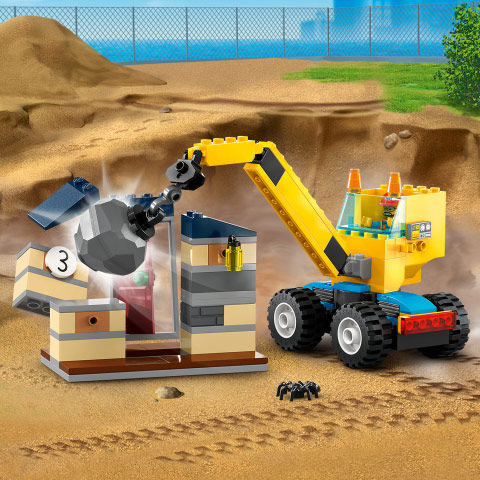 LEGO® City: Bau-LKWs und Abrissbirnenkran (60391)