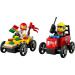 LEGO® City: Pizzawagen vs. Feuerwehrauto, Rennwagen-Set (60458)