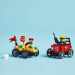 LEGO® City: Pizzawagen vs. Feuerwehrauto, Rennwagen-Set (60458)