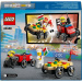 LEGO® City: Pizzawagen vs. Feuerwehrauto, Rennwagen-Set (60458)