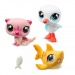 Littlest Pet Shop: 3er-Figurenset in Zylinder, verschiedene Arten, 1 Stück