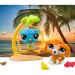 Littlest Pet Shop: Petfluencers tropischer Vogel und Hündchen 2er-Figurenset - Süßer Sonnenuntergang Serie 2