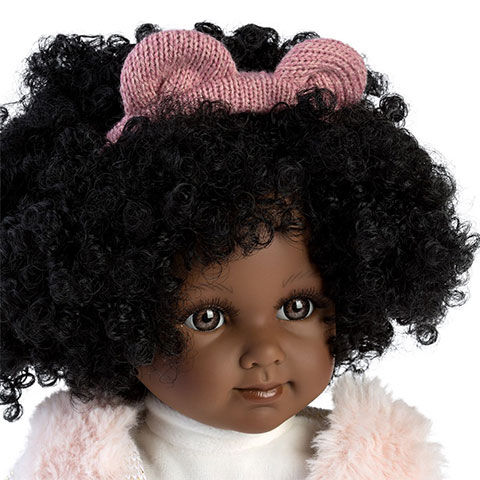 Llorens: Zuri afroamerikanische Puppe 35 cm