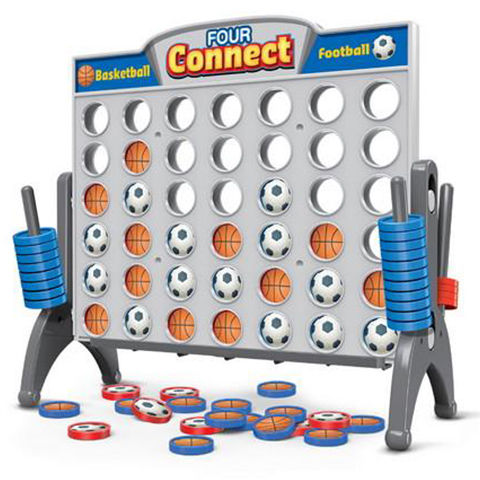 Luna: Baseball vs Football Tisch-Tic-Tac-Toe-Spielset 27x19cm