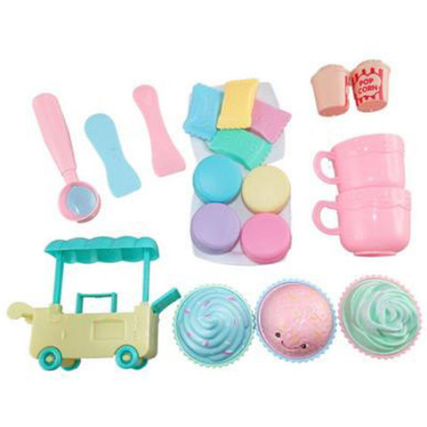 Luna: Muffin-Backset mit Servierwagen, 21-teiliges Set