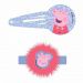 Luna: Peppa Wutz Haaraccessoires mit Haarband 3er-Set