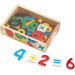 Magnetische Holz-Zahlen Fertigkeitsspielset mit Aufbewahrungsbox - Melissa &amp; Doug