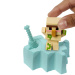 Minecraft: Enthülle Eisen-Golem Minifigur in weißem schwertförmigem Behälter - Mattel