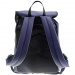 Muss: Blauer Schulranzen mit Schnalle, Rucksack 22x11x31cm