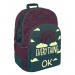 Must: Alles OK reflektierende Wolkenmuster Schultasche Rucksack