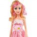 Nicky: Riesige blonde Modepuppe im pinken Kleid mit Soundeffekten 56cm