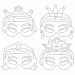 PlayBox: Prinzessinnen 12er-Set Papiermasken