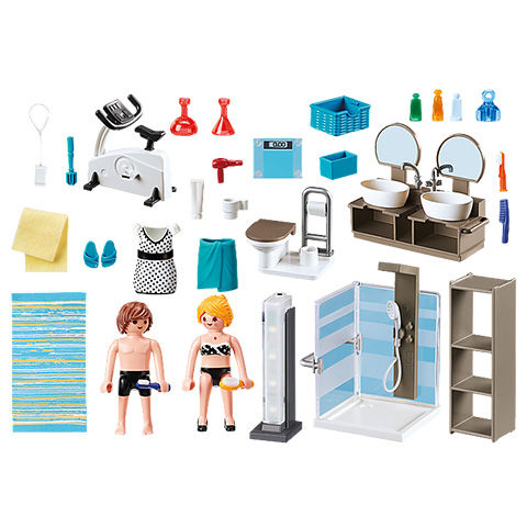 Playmobil: Mama und Papa im Badezimmer (9268)