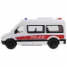 RC ferngesteuerter weißer Polizeibus mit Lichteffekten 2,4GHz 1/12 Maßstab 30cm