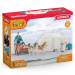 Schleich: Wild Life - Antarktis-Expedition Spielset mit Figuren und Hundeschlitten (42558)