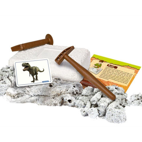 Science&amp;Play: Archeofun Leuchtender T-rex und Triceratops Archäologie-Set - Clementoni